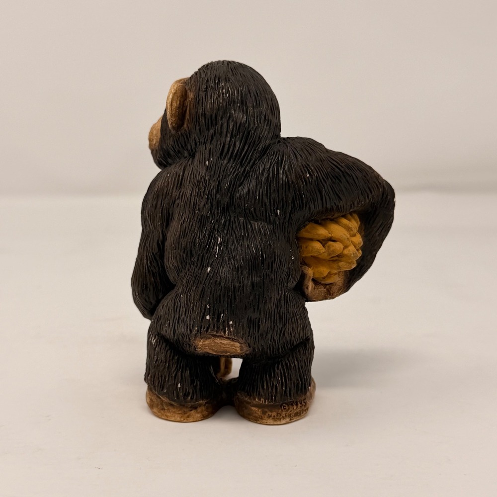 Vintage 1985 Stone Critters‎ Chimpanzee Figurine SC-195 United Design Corp USA - Picture 10 of 16